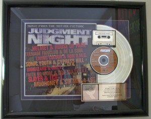 Judgement Night gold record